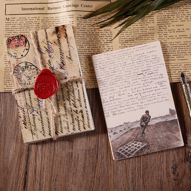 30 Sheets/Set Artist's Letter Postcard DIY Cartoon Greeting Cards Message Card Gift Stationery