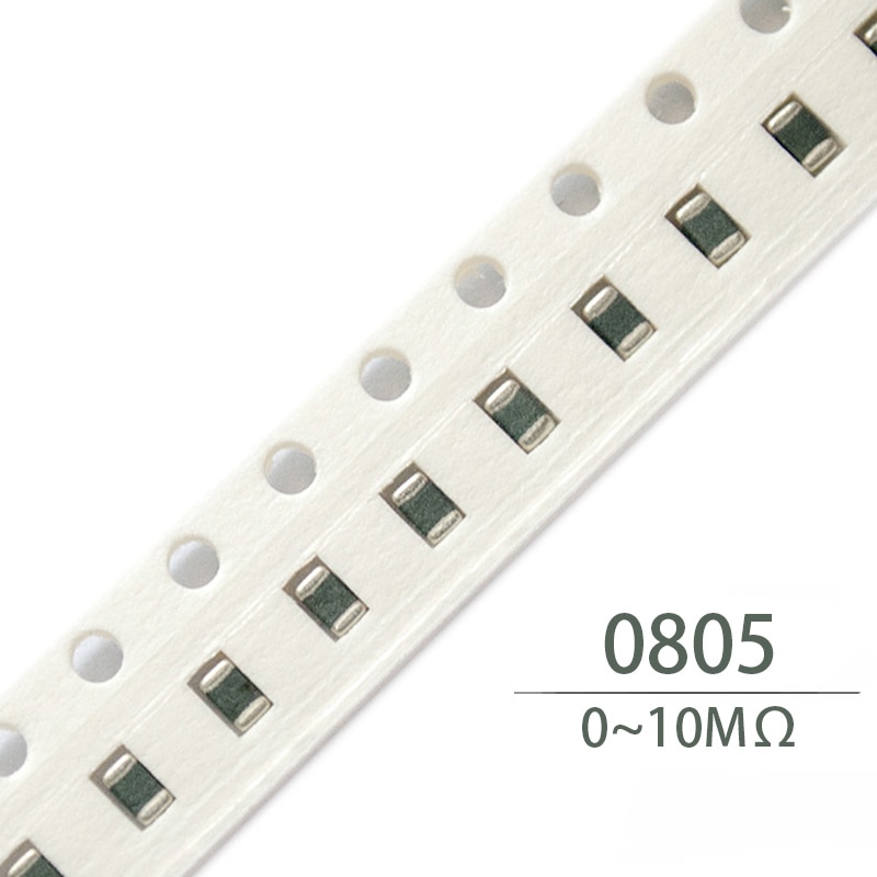100Pcs 0805 SMD 1/4W chip resistor 13K 15K 16K 18K 20K 22K 24K 27K 30K 33K 36K 39K 43K 47K 51K 56K 62K 68K 75K 82K 91K 100K
