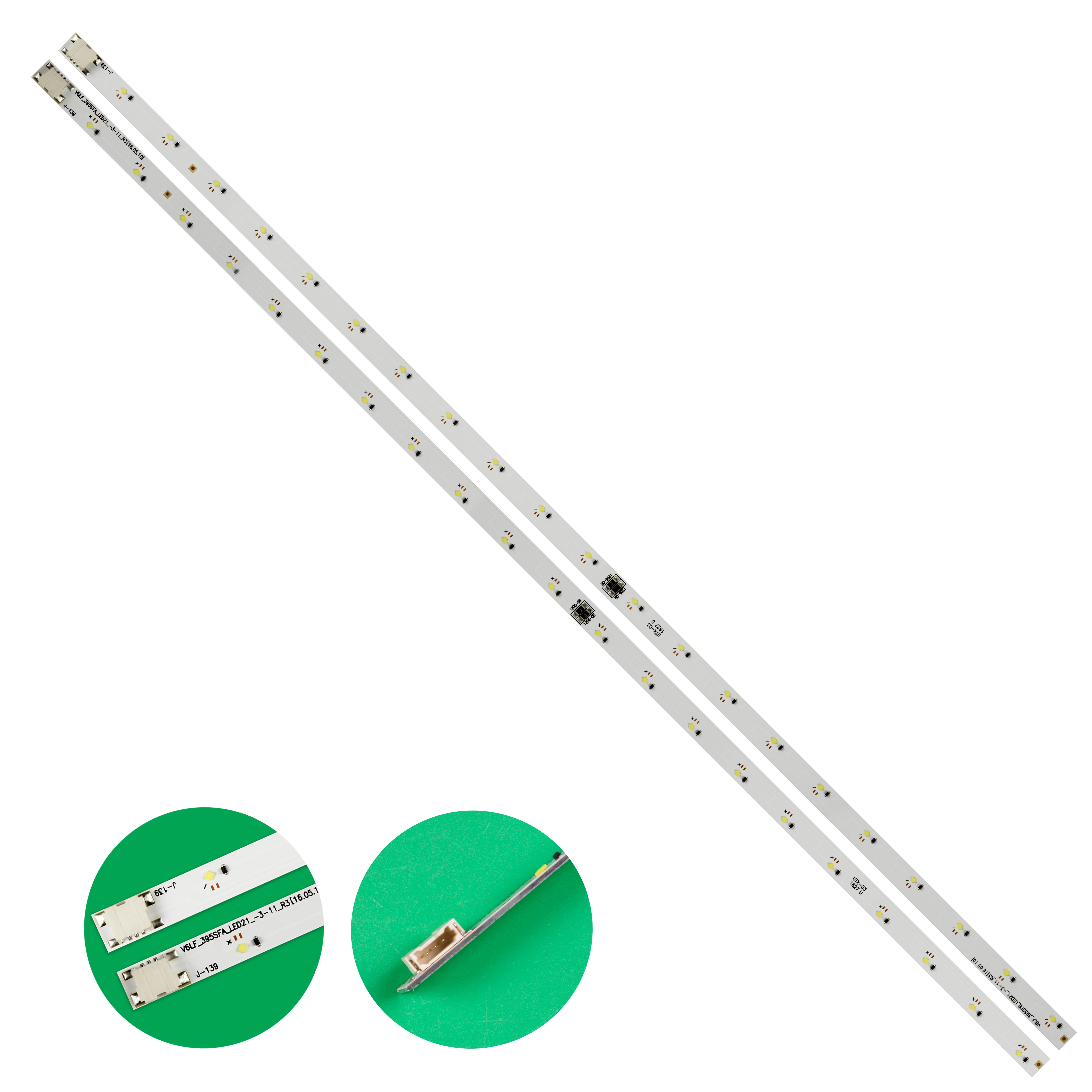 LED Backlight strip For Samsung UA40K5100 UA40K5300 UE40K5179 UE40K5103 V6LF_395SFA_LED21_-3-11_R3 V6LF_395SFB_LED21_-3-11_R3
