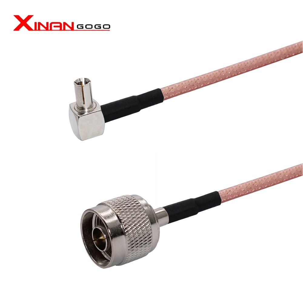 RF Coaxial cable N to TS9 connector N male to TS9 male right angle RG316 Pigtail cable 15cm
