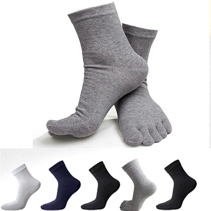 New 1 Pair Men Unisex Socks Sport soft For Five 5 Finger Toe Shoes Fashion Autumn Ankle Socks Winter