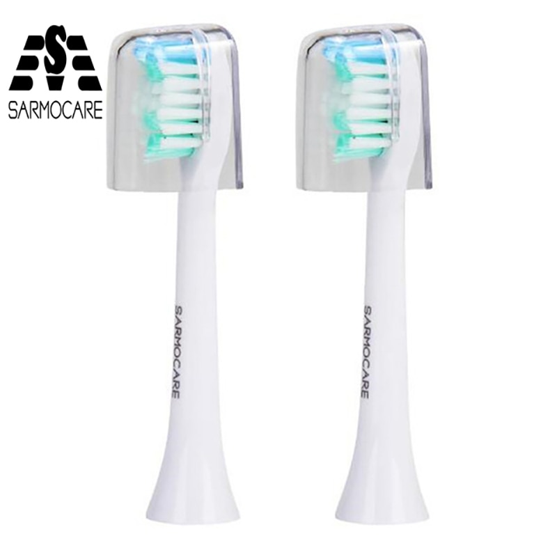 Sarmocare Toothbrushes Head for S100 S200 Ultrasonic Sonic Electric Toothbrush Replacement Toothbrush Heads Brush Heads