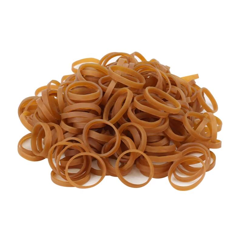Small Brown Elastic Rubber Bands For Pack Packing Packaging Office Supply 100/200/500 - You Choose Quantity