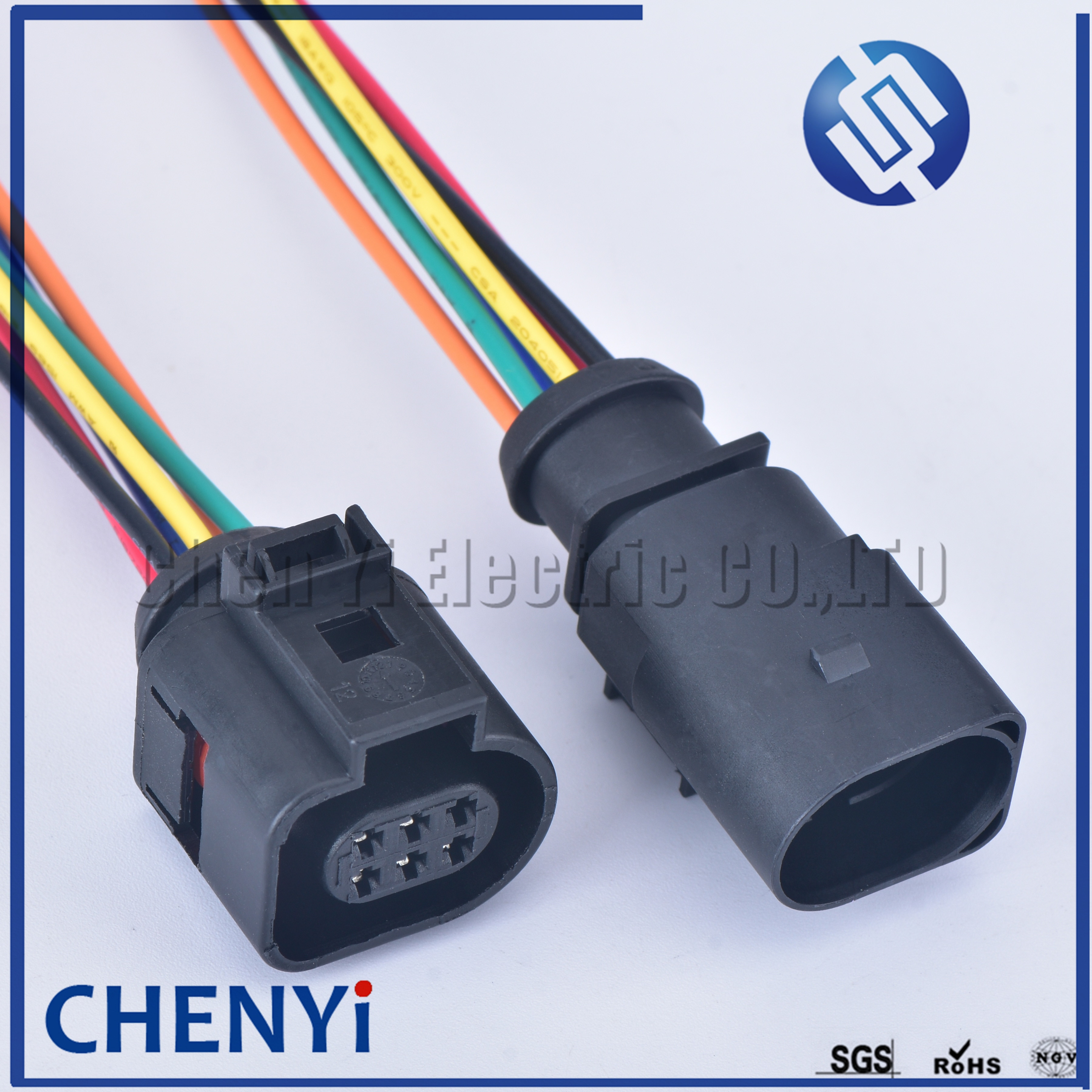 6 Pin 42121700 3B0973813 1J0973713 1.5mm Auto Temp sensor Reversing Radar Throttle Plug For Golf Bora 1J0 973 713 with wires