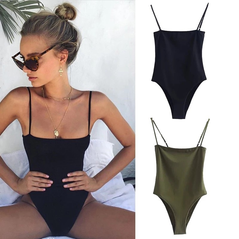 2023 New Summer Spring Jumper Body Suit Women Casual Sexy Slim Beach Jumpsuit Romper Girl Bodysuit Solid Brand Suit