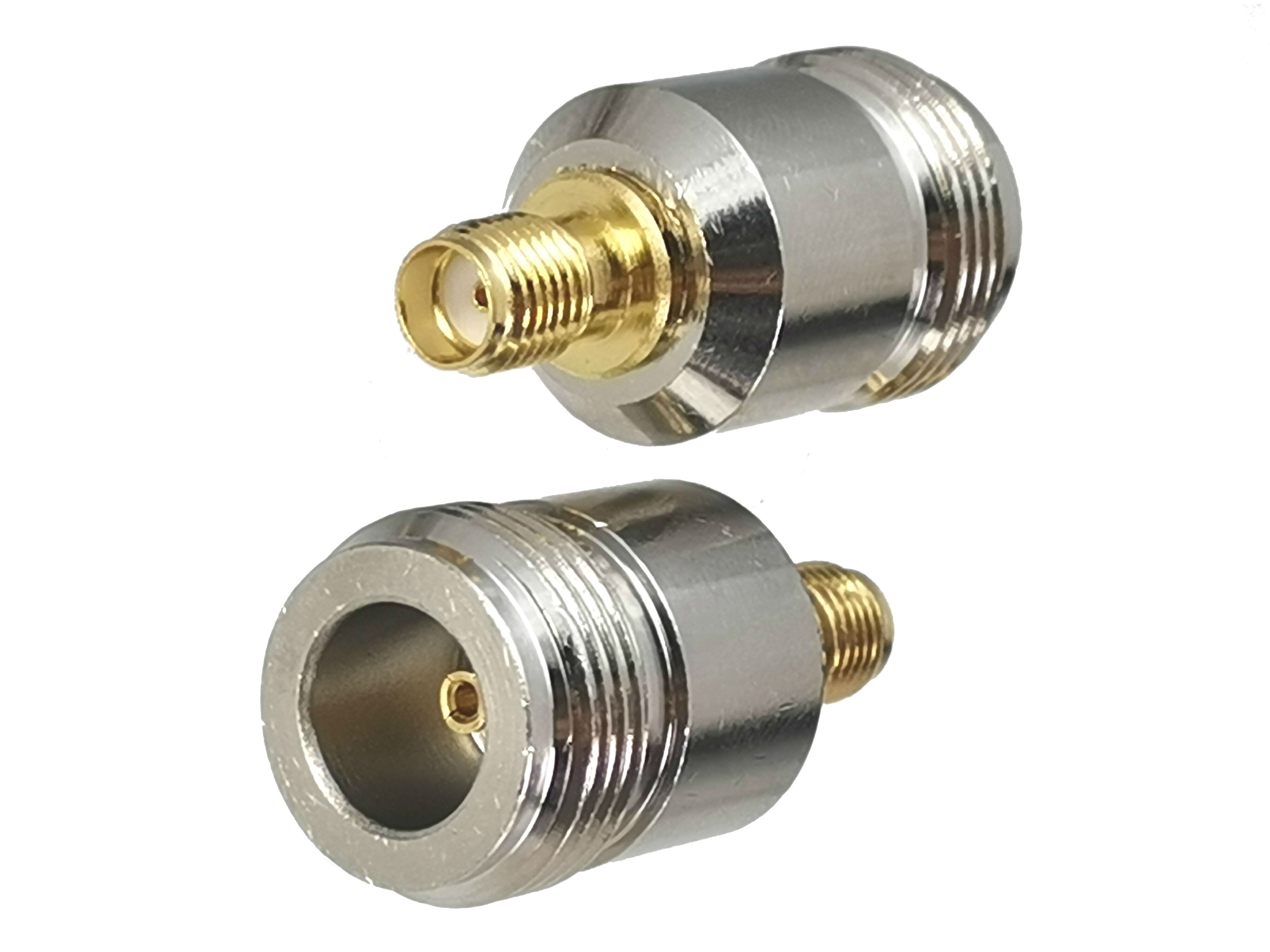 1pcs Connector Adapter SMA Female Jack to N Female Jack RF Coaxial Converter Straight New