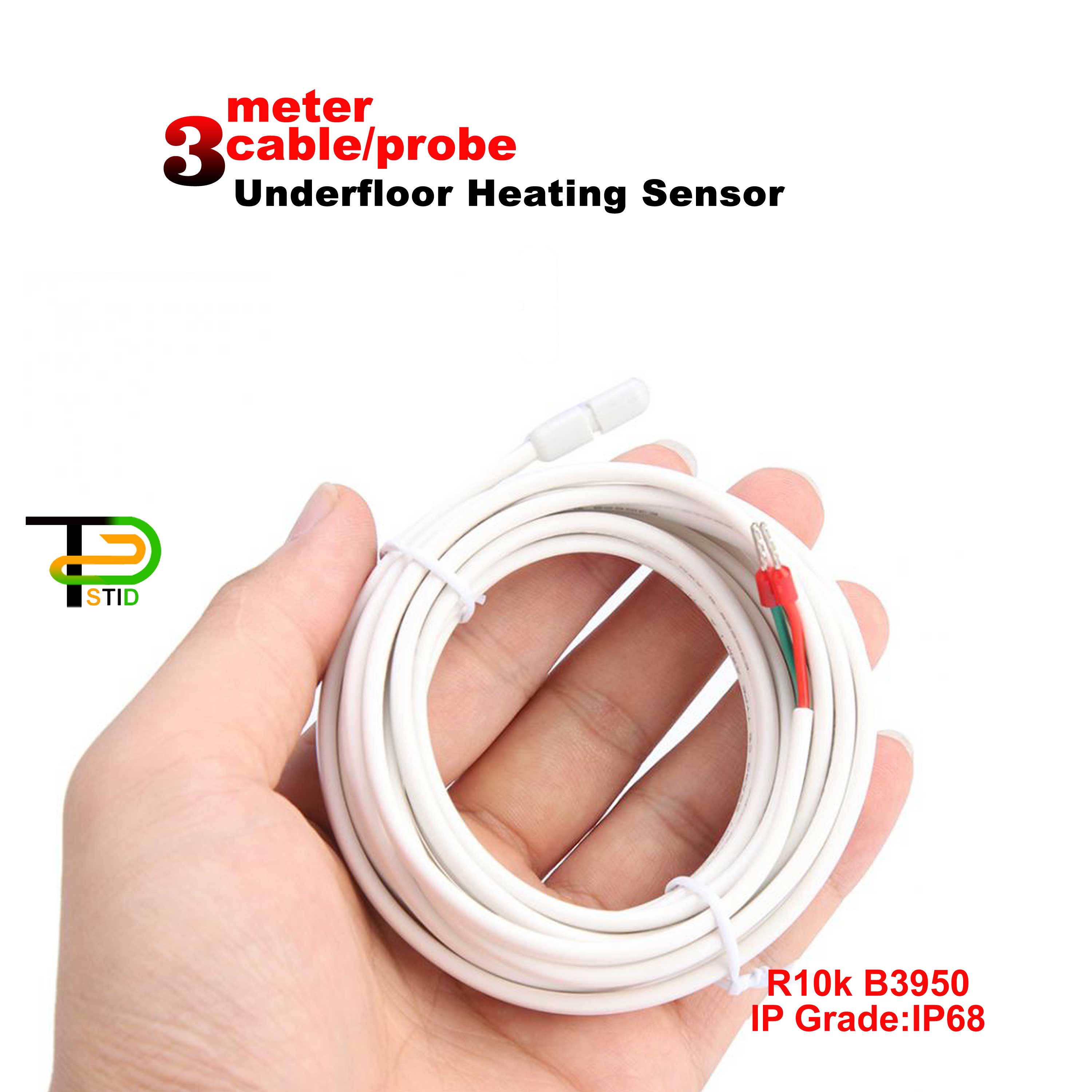 Thermocouple Probe B Value 3950K Temperature Sensor for Floor Heating Thermostat
