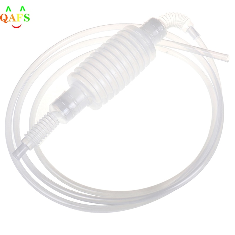 Plastic Syphon liquid Siphon hose Fuel Liquid Transfer Pump Manual Home Use