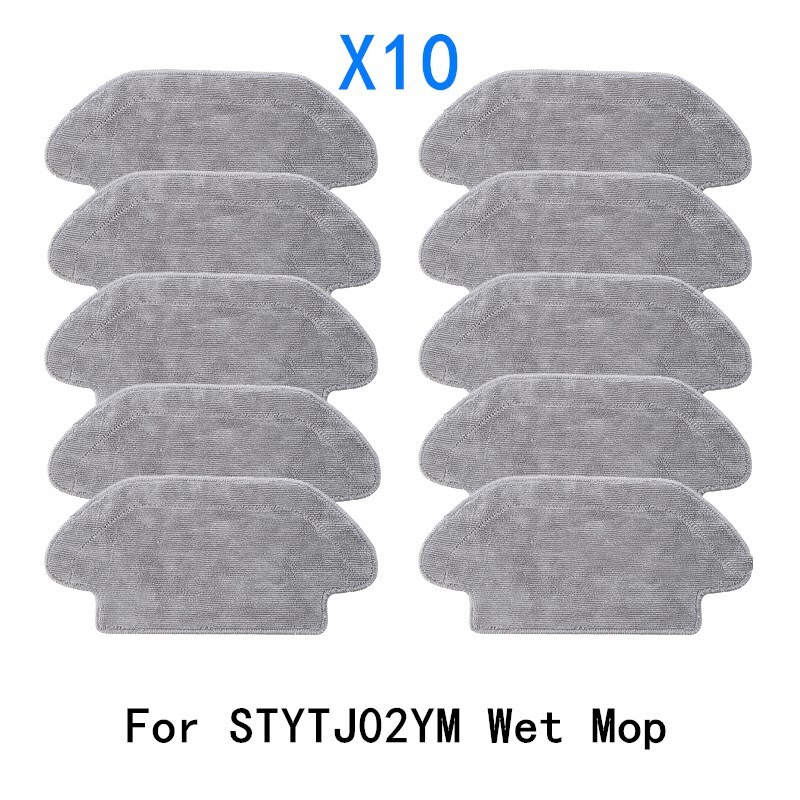 Washable Mop Accessories for Xiaomi Mijia Mi Robot Vacuum Mop Pro Mijia STYTJ02YM Robotic Vacuum Cleaner Viomi V2 P Parts Kits