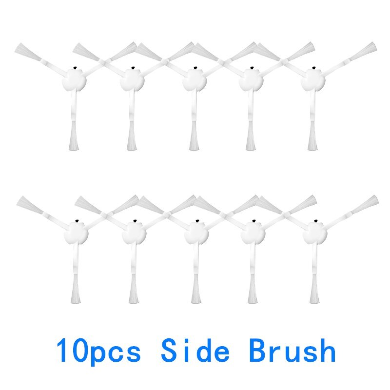 10pcs Side Brush Washable Accessories for Xiaomi Dreame F9 DreameF9 Dreame F 9 Robot Vacuum Cleaner Replacements Kits Parts