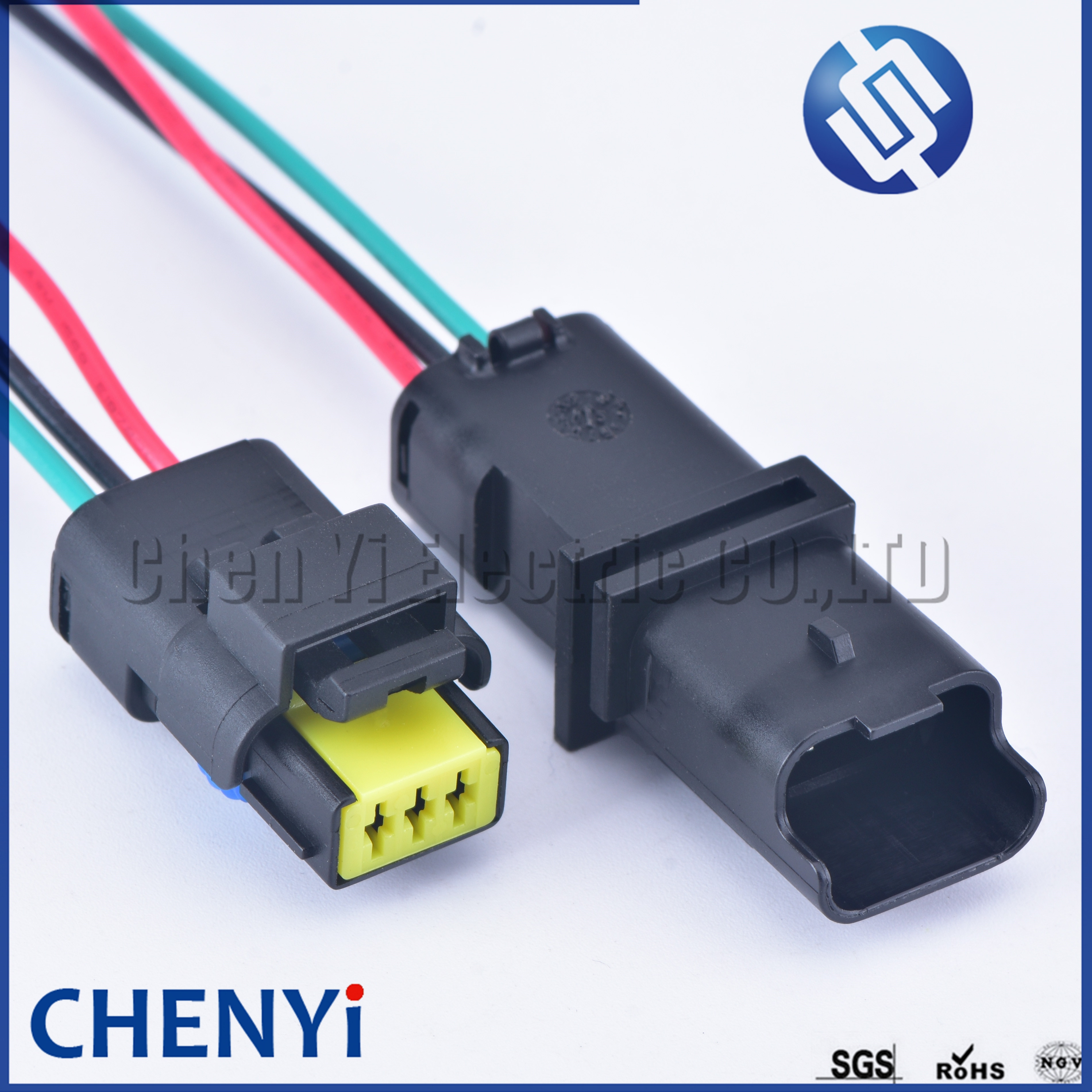 3 pin FCI male or female waterproof automotive connector harness 211PL032S0049 211PC032S0049 For PSA Peugeot Citroen Headlight