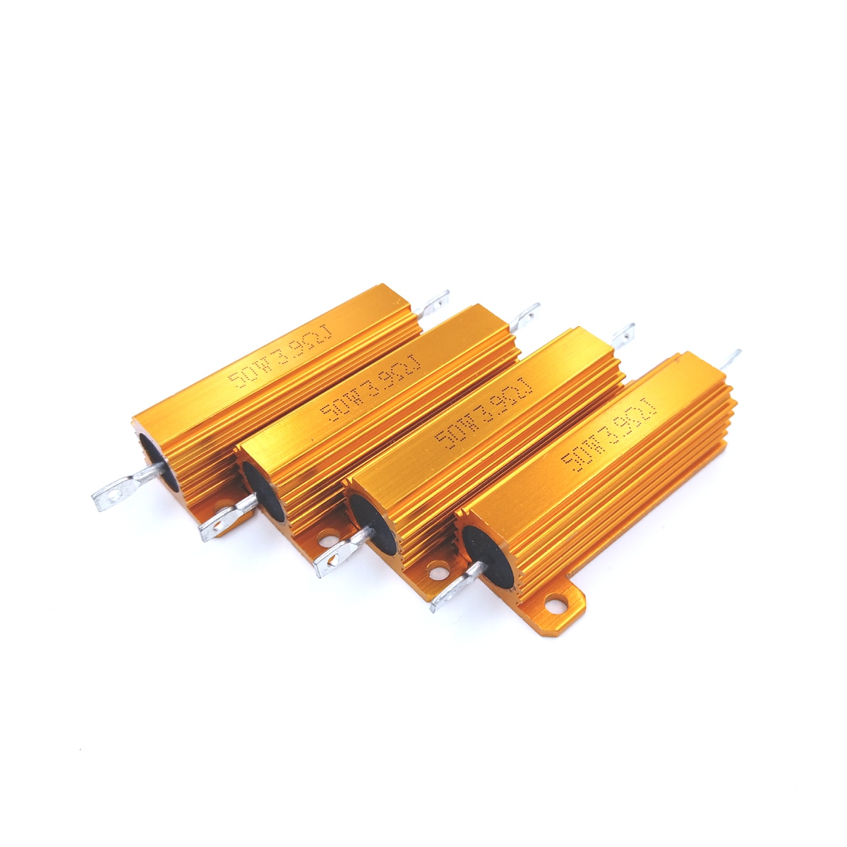 5Pcs 270R 270ohm 270 35R 35ohm 35 R Ohm 50W Aluminum Power Metal Shell Case Wirewound Resistor Resistance RX24