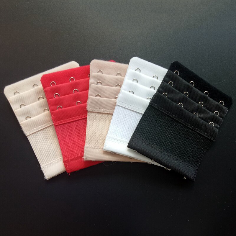 4 Hook Bra Extender For Women's Elastic Bra Extension Strap Hook Clip Expander Adjustable Belt Buckle Intimates Bra Accesso