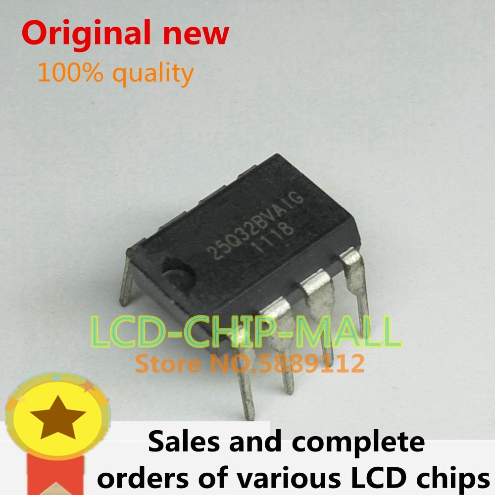 1PCS W25Q32BVAIG W25Q32 DIP8 IN STOCK 100%GOOD