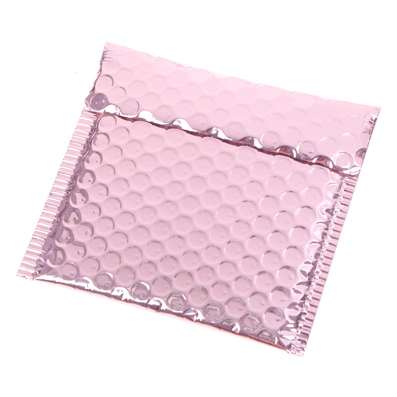 10pcs Bubble Favor Bag&Mailing Envelop/Rose Gold Foil Mailer for Gift Packaging & Wedding Envelopes Rose Gold Bubble