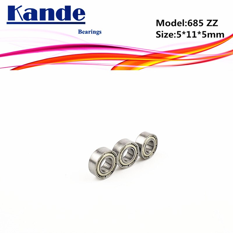 Kande Bearings 685 ZZ ABEC-1 685-2Z ABEC-3 685ZZ ABEC-5 685ZZ Miniautre Ball Bearing 5x11x5mm 685