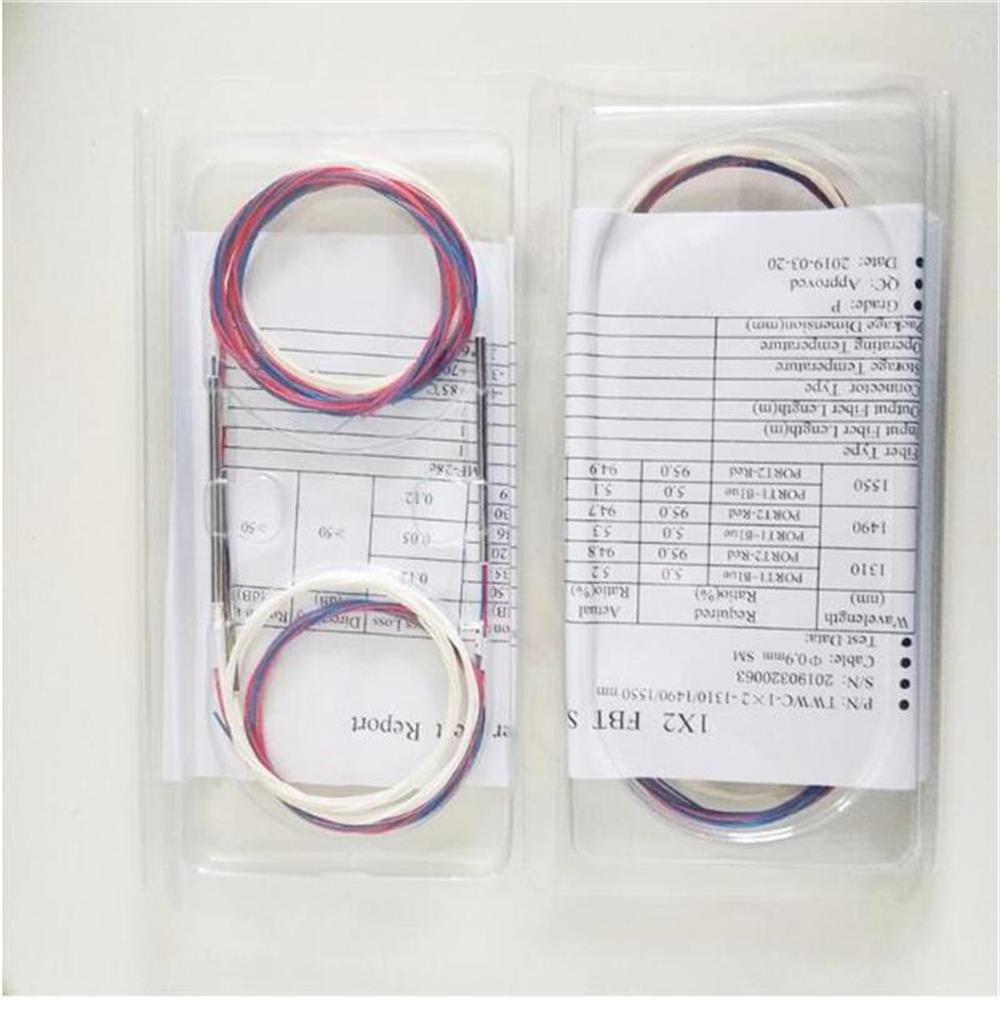 FBT Splitter Without-Connector Mini 10/90-20/80 10pcs Steel-Tube WANG optical splitter fiber coupler