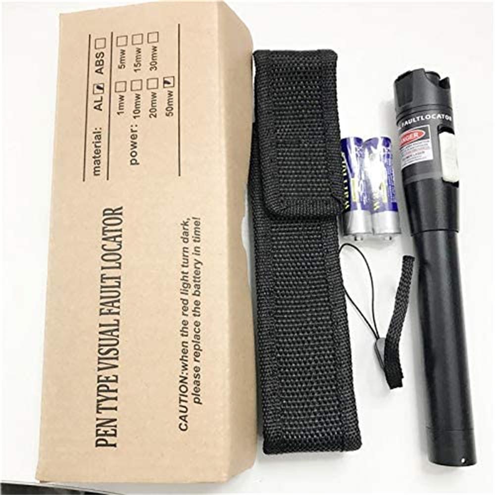 50mw Visual Fault Locator VFL optical fiber laser visual fault locator with Laser Source Fiber Optic Cable Tester