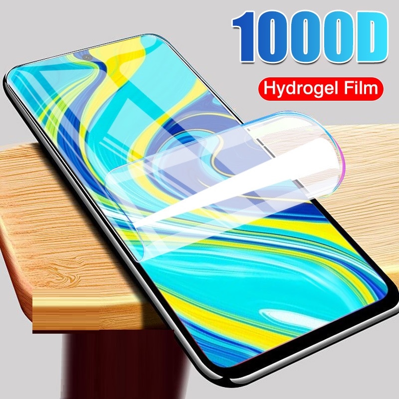 20D Soft Hydrogel Film For Xiaomi Redmi Note 8 7 9 Pro Max 9s 8T Screen Cover Protector 9A 8A 7A Full Protective Film Not Glass