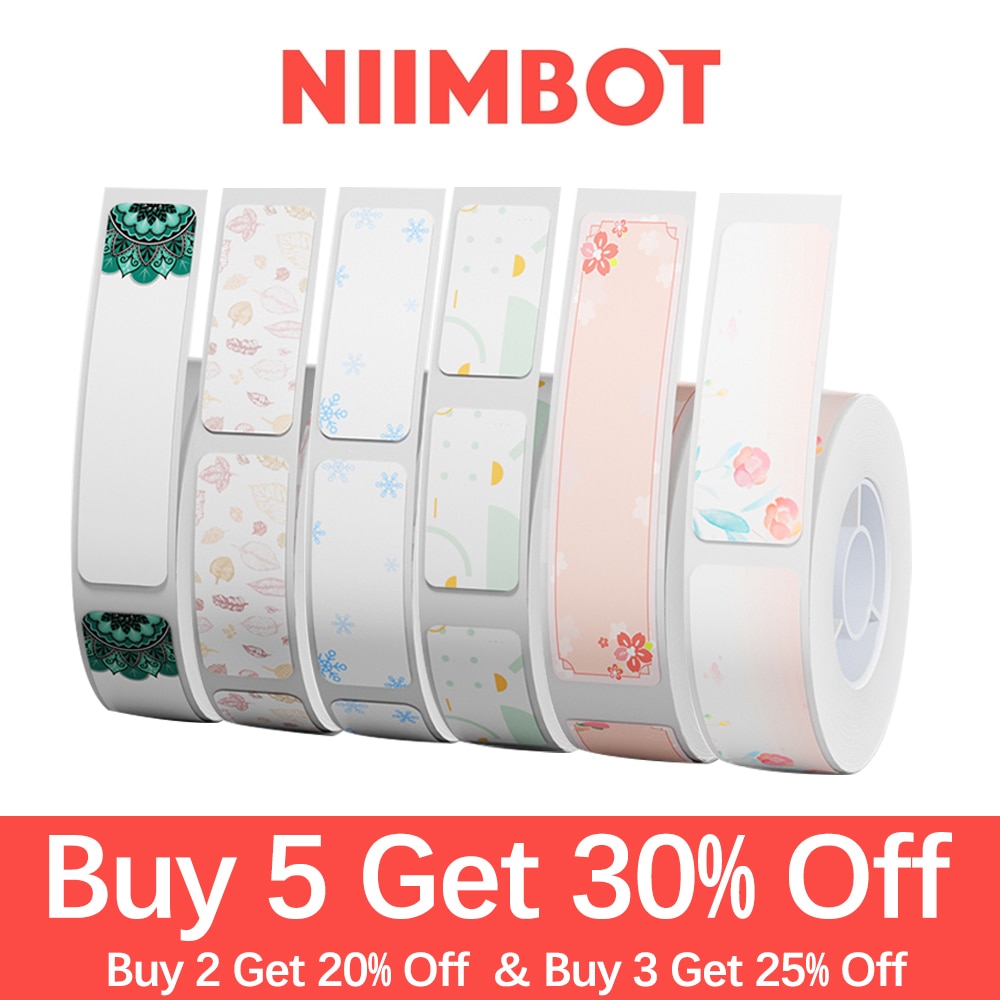 D101 D11 D110 Thermal Labels NiiMbot Sticker Thermal Printing Paper Pricing Paper Commodity Price Paper for Niimbot Printer