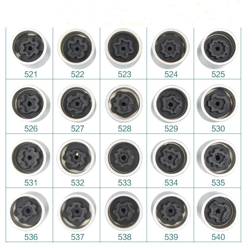 XCCYG 1Pcs Car Tire Anti-Theft Screw Disassembly Tool Key Sleeve For VW Beetle Polo Golf Jetta Passat CC Tiguan Repair Tools