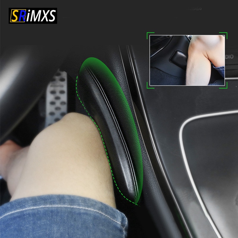 2020 New PU Leather Knee Pad Elastic Cushion Memory Foam Comfortable Thigh Support for Car Interior Accessories