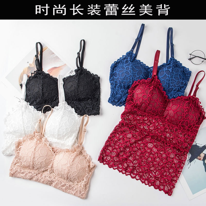 3D Sexy Lingerie Seamless Sport Bra Backless Top Bra Push Up Bralette Brassiere Women Underwear lace long dress girl sling vest