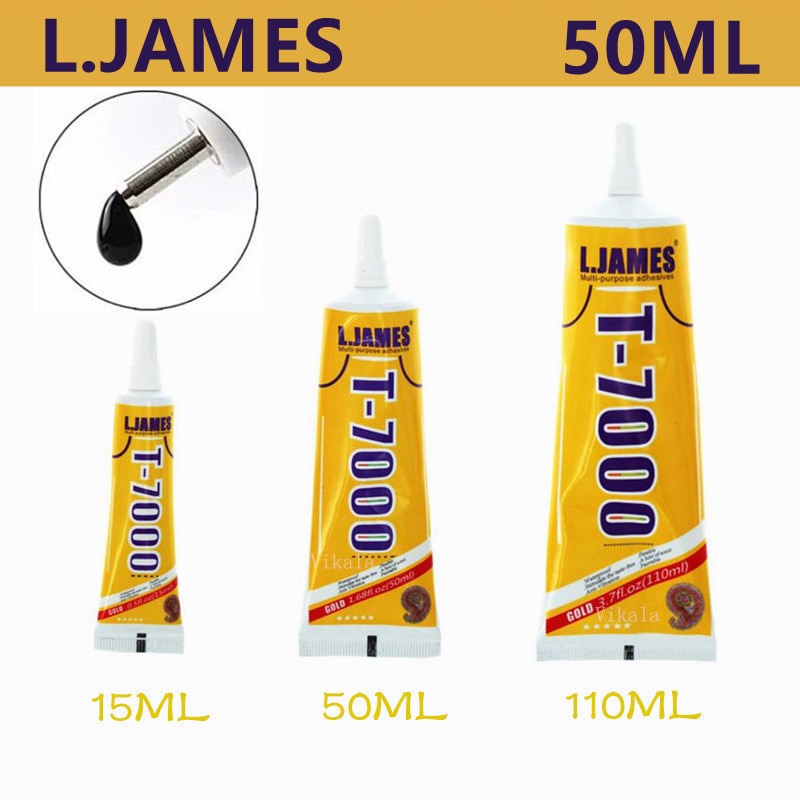 New T7000 50ml Mobile phone screen Superglue t-7000 adhesive telephone glass glue repair point diamond jewelry DIY glue