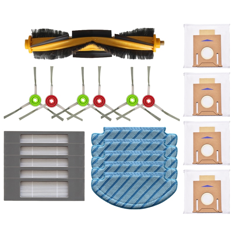 Main brush Side Brush HEPA cleaning cloth Disposable Rag For Ecovacs OZMO T8 T8AIVI T9PRO robot vacuum cleaner accessories