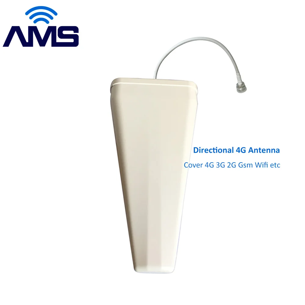 AMS Factory Wholesale Outdoor Mimo High Gain Wide Band Gsm Wifi Wireless Aerial 698-2700Mhz 16dBi Lte 4G Log-Periodic Antenna