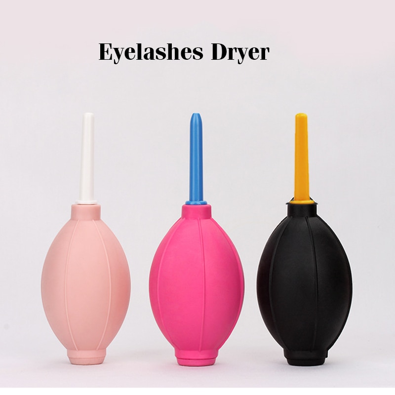 Eyelashes Dryer Silicon Air Blower for Eyelash Extensions Glue Ball Grafting Eyelash Dry Blowing Balloons Manually Dry Glue