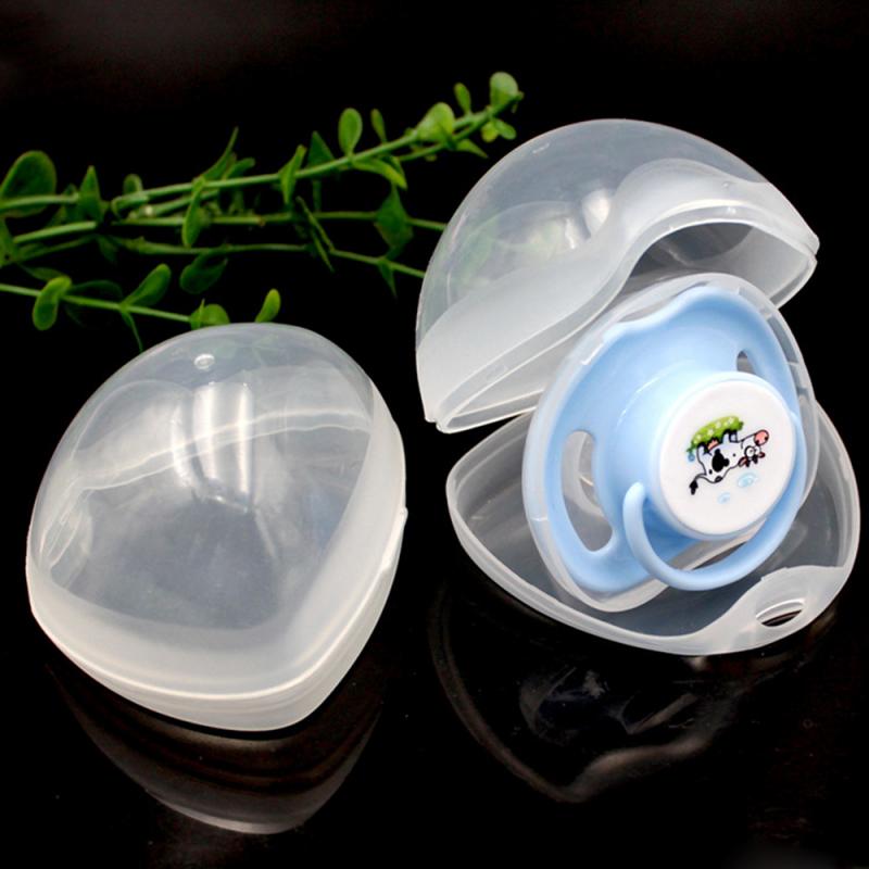 1Pcs Infant Newborn Baby Pacifier Case Box Nipple Shield Case Pacifier Holder Storage Box Soother Container Holder Pacifier