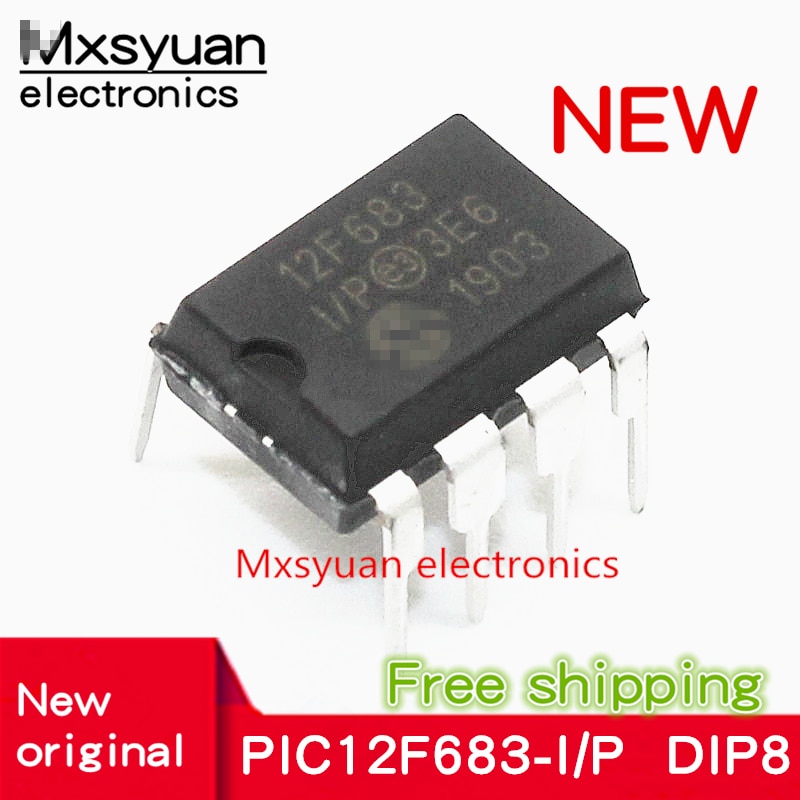 20PCS~100PCS/LOT PIC12F683-I/P PIC12F683 12F683 DIP8 New original