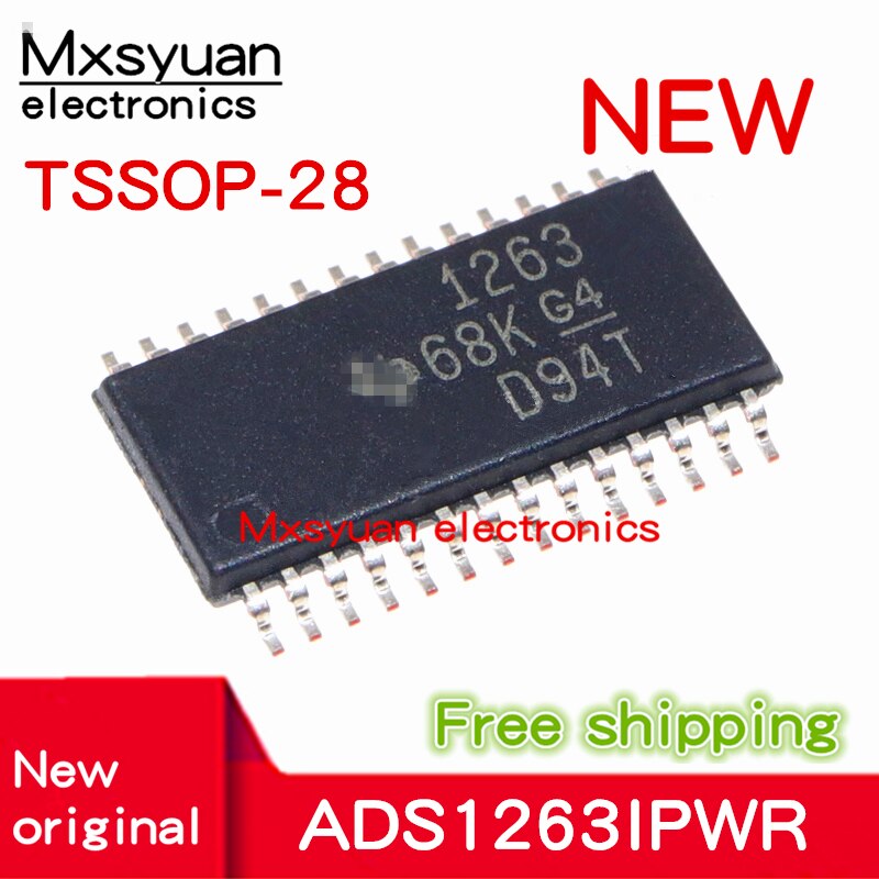 2pcs~10pcs/LOT ADS1263IPWR ADS1263IPW ADS1263 1263 TSSOP-28 New original