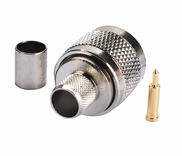 10PCS Adapter N Male Crimp RF Connector For RG8 RG213 LMR400 RG165 7D-FB Cable wholesale