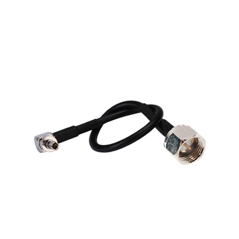 Superbat F Plug to CRC9 Male Right Angle Pigtail Cable with RG174 15cm RF Coaxial Cable