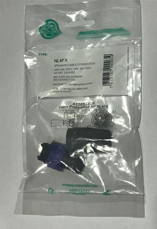20pcs/30pcs Neutrik New type NL4FX Speakon 4 Pole Plug Male Audio Speaker Connectors Original