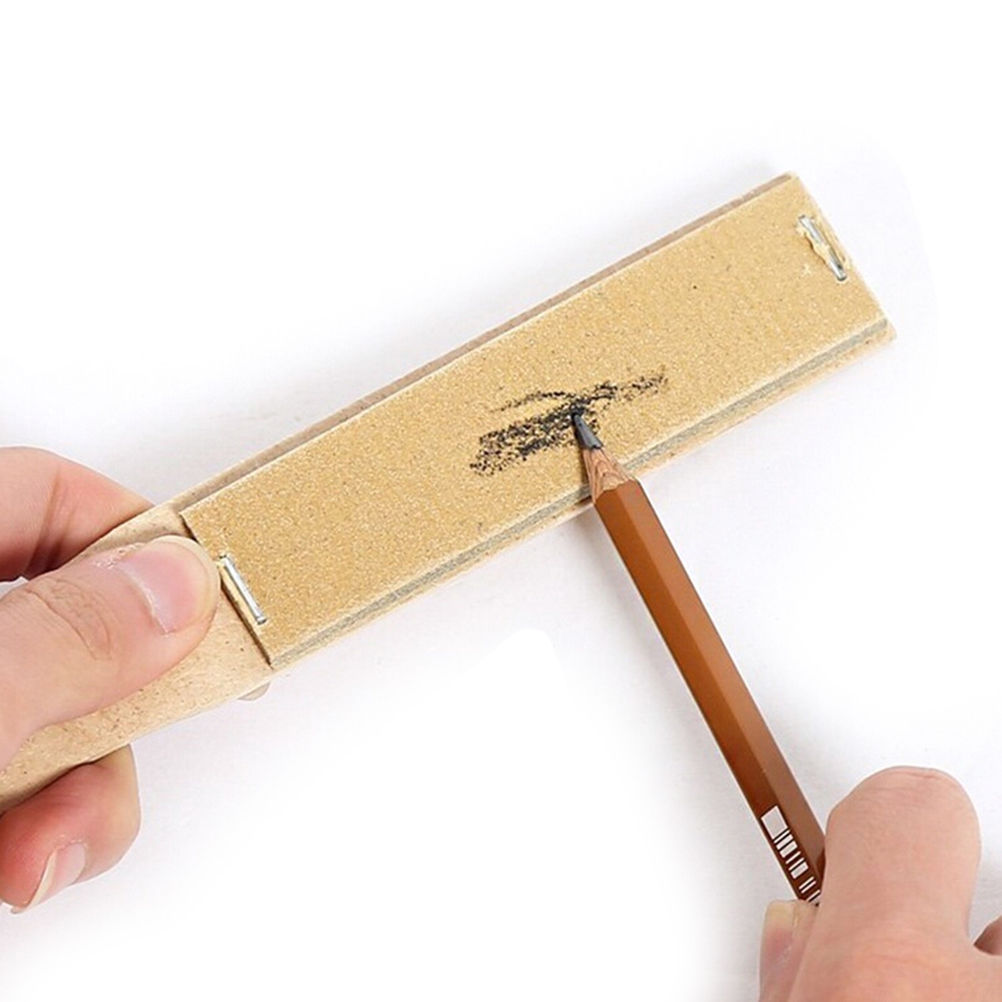 Painting Teaching Tools Sandpaper Block For Pencil Sharpening Sketch Sandpaper Pencil Pointer Drawing Tool