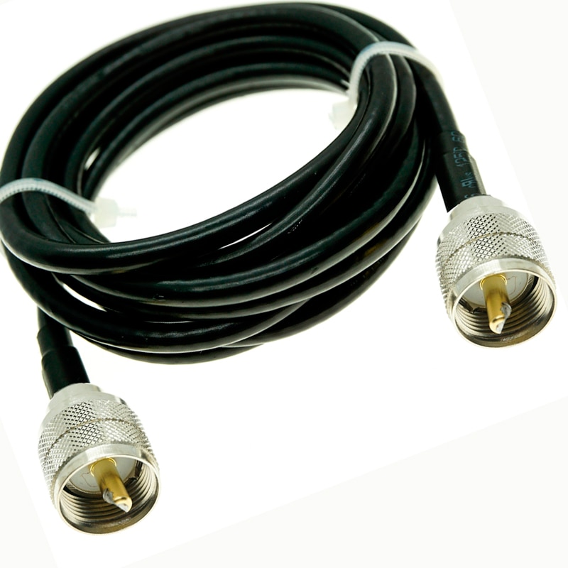 RG58 Cable UHF Male to UHF Male PL259 PL-259 Plug Connector RF Coax Pigtail Jumper