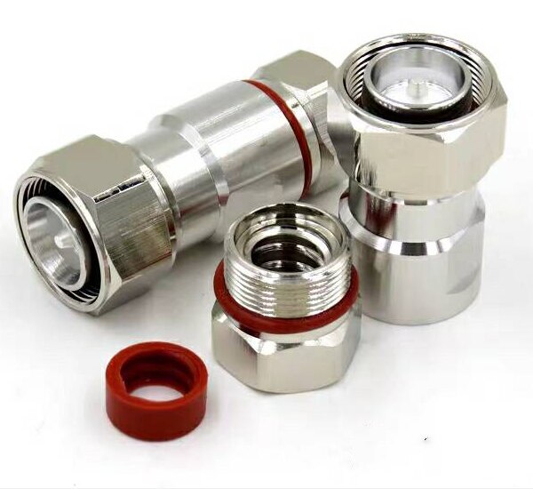 Hign quality RF Coaxial Connector 4.3-10 mini DIN connector for 50-9 1/2 Coaxial cable 50ohm