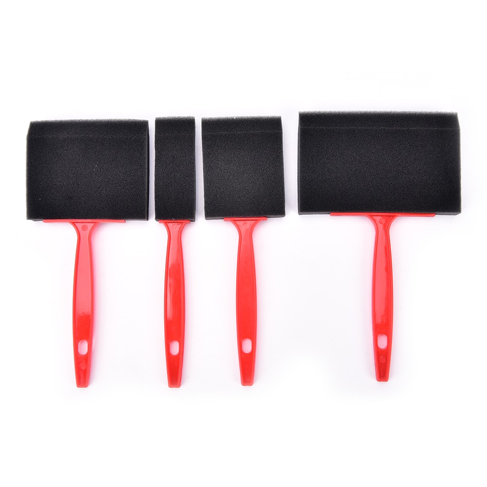 4 Pcs/Set Foam Paint Brush Sponge Oil Stain Polyurethane Craft Art Craft Paint Brush