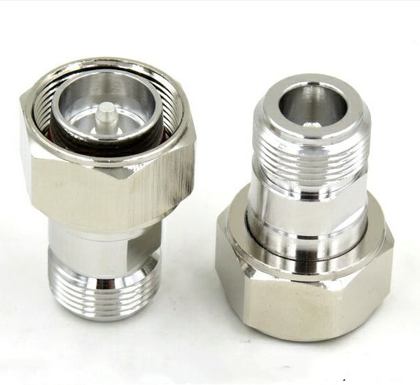High Quality 4.3-10 Male Plug To N Jack Female RF Coaxial Adapter Connector 50ohm