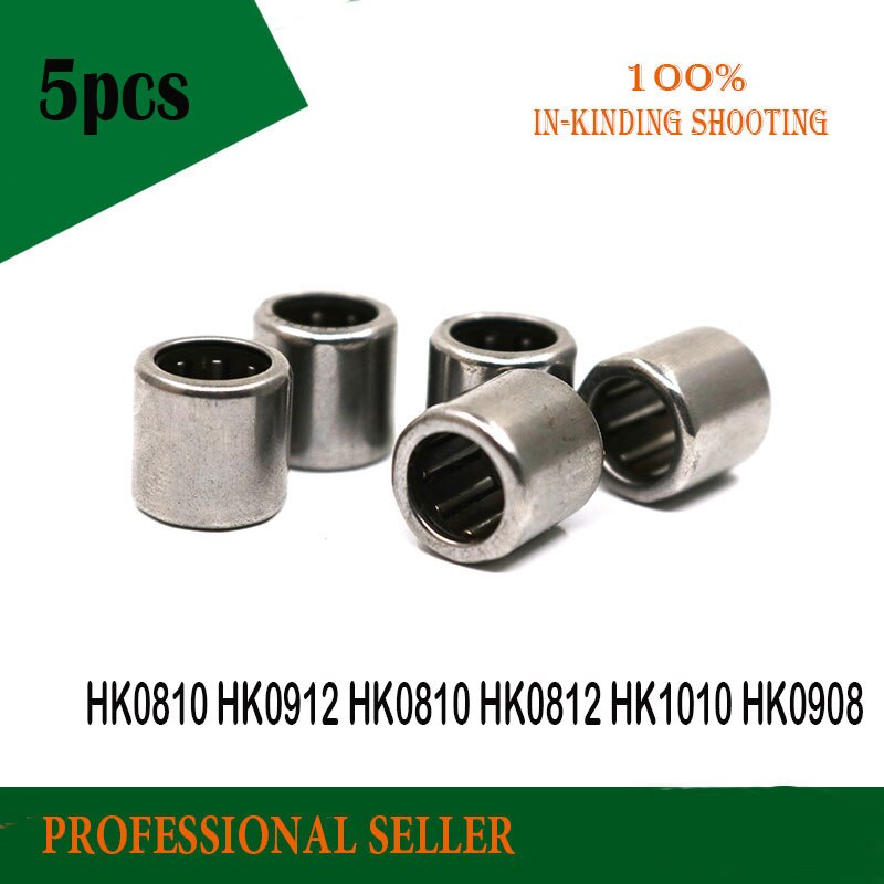 5pcs HK0306 HK0408 - HK0810 HK081210 HK081410 HK0912 HK0812 HK101410 HK0908 draw cup needle roller bearing
