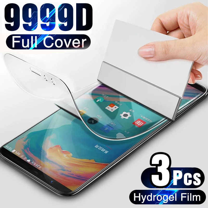 Hydrogel Film on the Screen Protector For OnePLus 7T 6T 5T 8T 10 Pro Full Cover Soft Screen Protector For OnePLus 7 8 9 9R Nord
