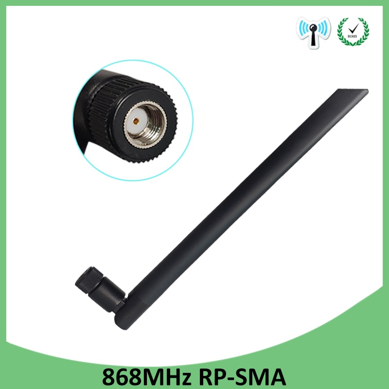 GRANDWISDOM 1-2pcs 868mhz antenna 5dbi sma female 915mhz lora antene pbx iot module lorawan signal receiver antena