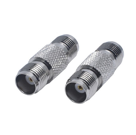 2pcs New JX RF Connector Adapter TNC Female To TNC Female Jack RF Coaxial Adapter