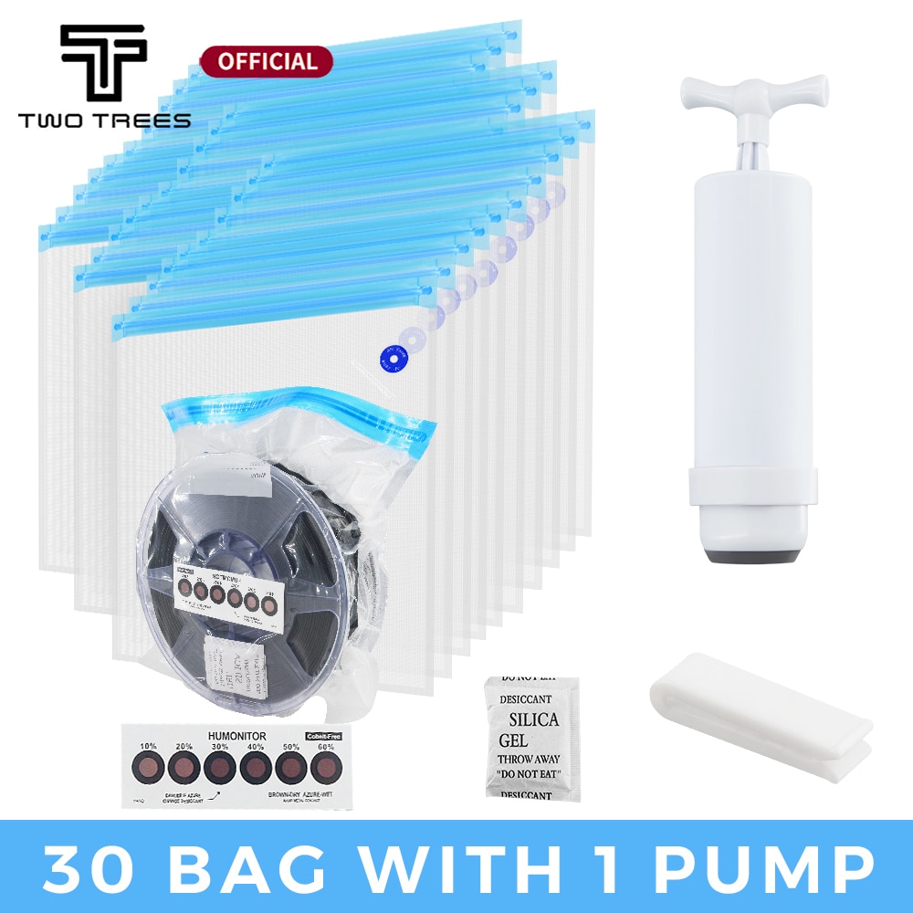 3D Printer Filament Storage Bag PLA Filament Vacuum Sealed Bags Dryer Safekeep Humidity Resistant Sealing Bags Keep Filament Dry