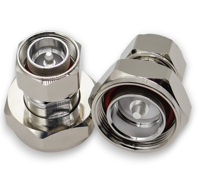 L29 7/16 DIN Male To 4.3-10 Male Plug RF Connector Straight Adapter