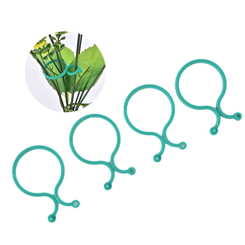 20/50/100pcs Plant Support Tomato Clips Reusable 2.7cm PP Plastic Garden Plant Support