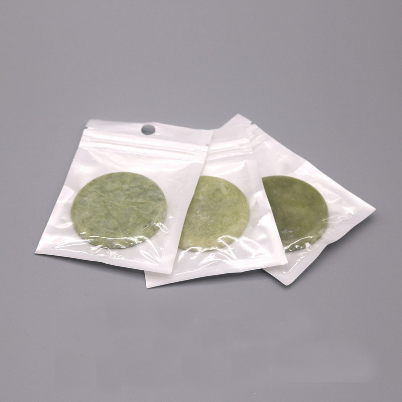 1Pcs Eyelash Extension Glue Adhesive Pallet Pad Stand Holder Unique Round Jade Stone for Fake Eye Lash Holder Tool